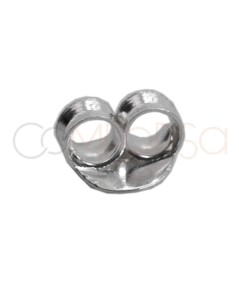 Presión 5 mm plata 925 chapada en oro