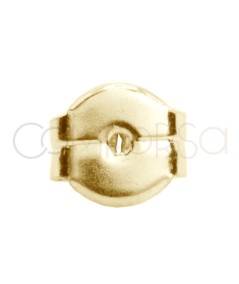 Presión 6mm reforzada plata 925 ml chapada en oro