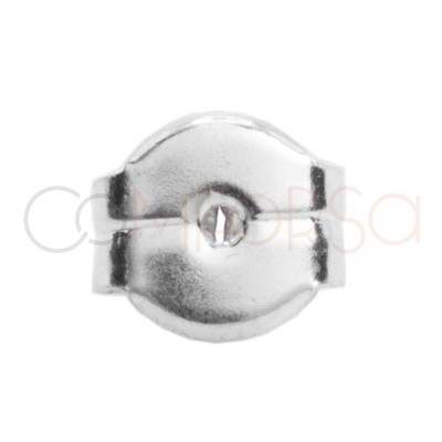 Presión 6mm reforzada plata 925 ml chapada en oro
