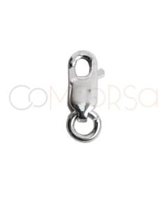 Sterling Silver 925 lobster clasp with jumpring 2.5 x 7mm