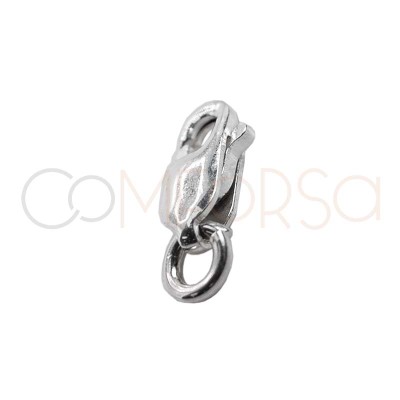 Sterling Silver 925 lobster clasp with jumpring 2.5 x 7mm