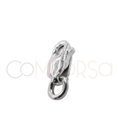 Sterling Silver 925 lobster clasp with jumpring 2.5 x 7mm