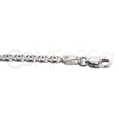 Sterling Silver 925 lobster clasp with jumpring 2.5 x 7mm