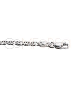 Sterling Silver 925 lobster clasp with jumpring 2.5 x 7mm