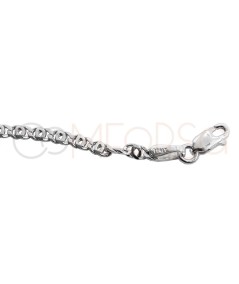 Sterling Silver 925 lobster clasp with jumpring 2.5 x 7mm