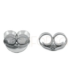 Gold-plated sterling silver 925 ear nut 5mm