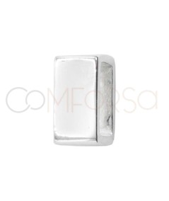 Sterling silver 925 rectangular cube connector 10 x 6mm