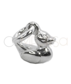 Dije bebé patito 6mm Plata 925