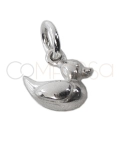 Sterling silver 925 baby duck pendant 6mm