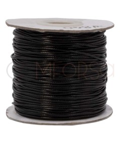 Korean Black Waxed Cord 1mm