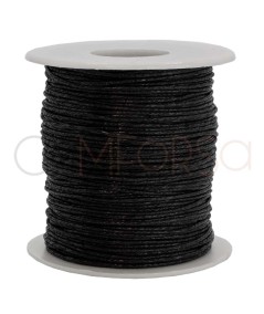 Black matt wax thread 1mm