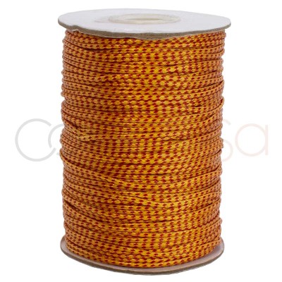 Red & yellow wax thread 1.5mm