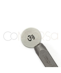Metal stamping stamp with OHM design 6mm