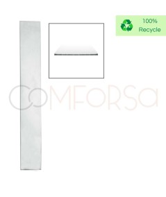 Sterling Silver 925 sheet 0.3 mm thick 20 x 150 mm