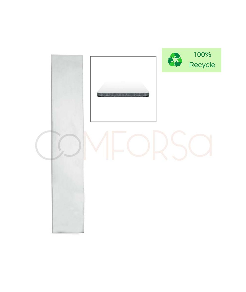 Plancha 30 x 150 mm grosor 0.7 plata 925