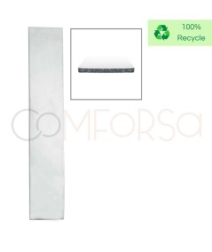 Plancha de plata 925 ml 30 x 150 mm grosor 0.7