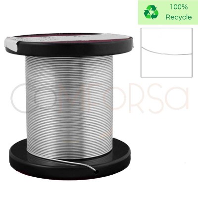 Hilo 0.5 mm plata 930 semiduro ( gramos )