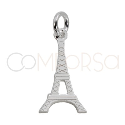 Colgante Torre Eiffel 8 x 16mm Plata 925