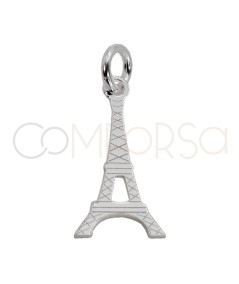 Sterling silver 925 Eiffel Tower pendant 8 x 16mm