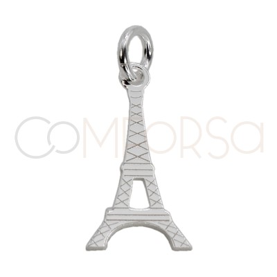 Dije Torre Eiffel 8 x 16mm Plata 925