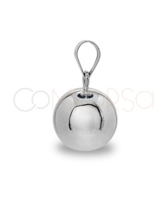 Dije llamador de ángeles 16mm plata 925