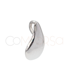 Colgante mini gota 8.5 x 14mm Plata 925