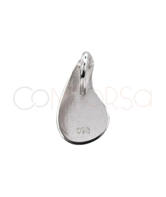 Colgante mini gota 8.5 x 14mm Plata 925