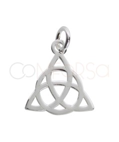 Sterling silver 925 triquetra pendant 13 x 14mm
