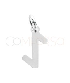 Colgante runa Eihwaz 4.3 x 9.3mm Plata 925