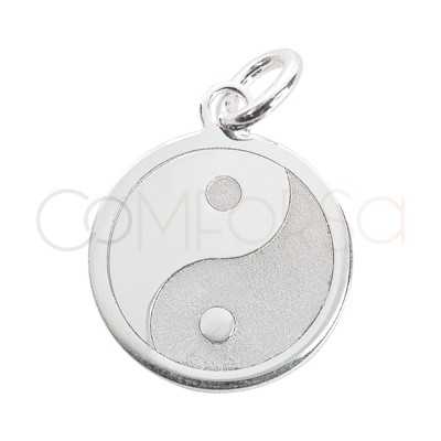 Dije Ying Yang 12 mm Plata 925