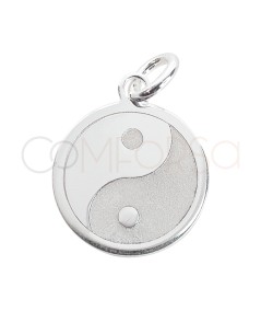 Colgante Ying Yang 12mm Plata 925