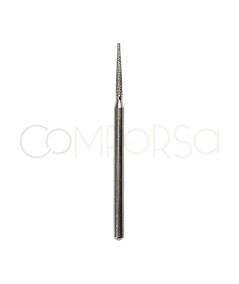 Diamond finishing bur