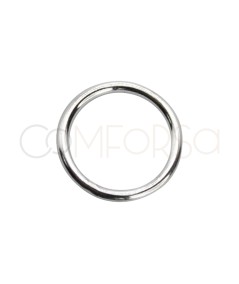 Sterling silver 925 circular jumpring connector 8mm