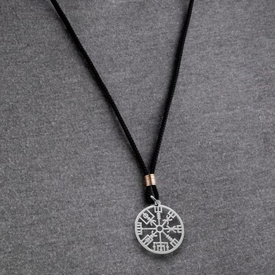 Colgante brújula Vegvisir 20mm Plata 925