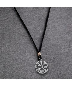 Colgante brújula Vegvisir 20mm Plata 925