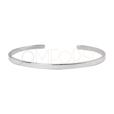 Pulsera plana 60mm Plata 925