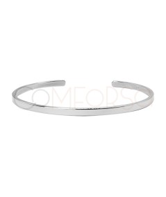 Pulsera plana 60mm Plata 925