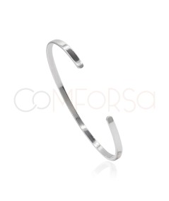 Pulsera plana 60mm Plata 925