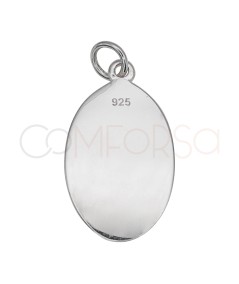 Colgante Virgen de la Almudena 13 x 20mm Plata 925