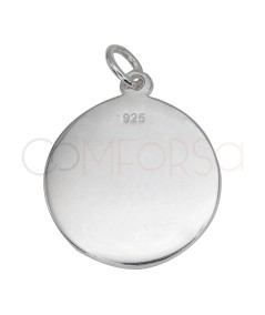 Dije Virgen de los Desamparados 18mm Plata 925