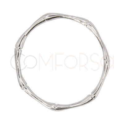 Sterling silver 925 bamboo ring