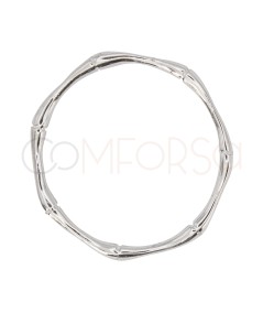 Sterling silver 925 bamboo ring