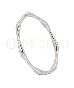 Sterling silver 925 bamboo ring