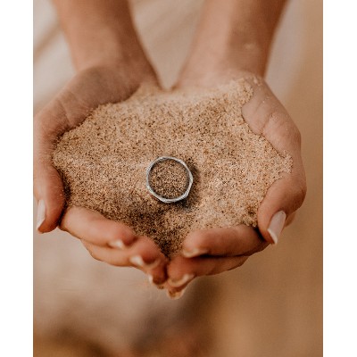 Sterling silver 925 bamboo ring