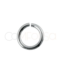 asa 5 mm ext (0.8) plata rodiada