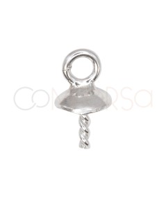 asa para dije con casquilla 4.5mm plata 925ml