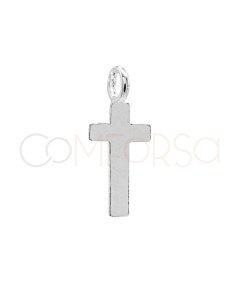 terling silver 925 cross pendant 9 x 5mm