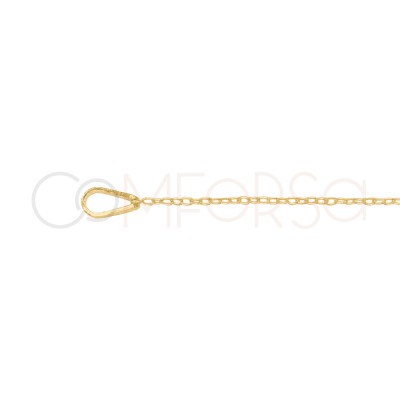 Gold-plated Sterling Silver 925 Pink Arabius Necklace