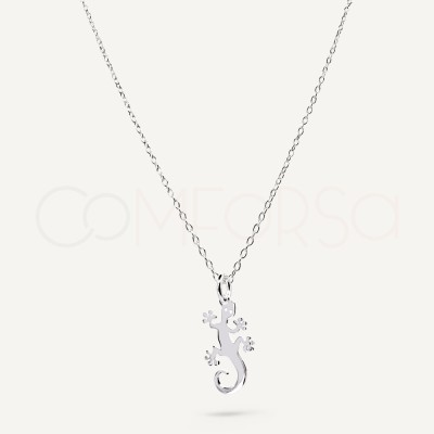 Sterling Silver 925 Salamander Necklace