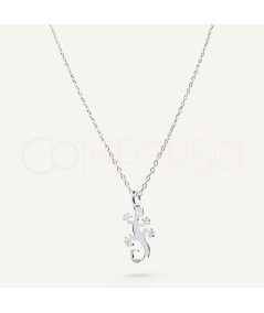 Sterling Silver 925 Salamander Necklace